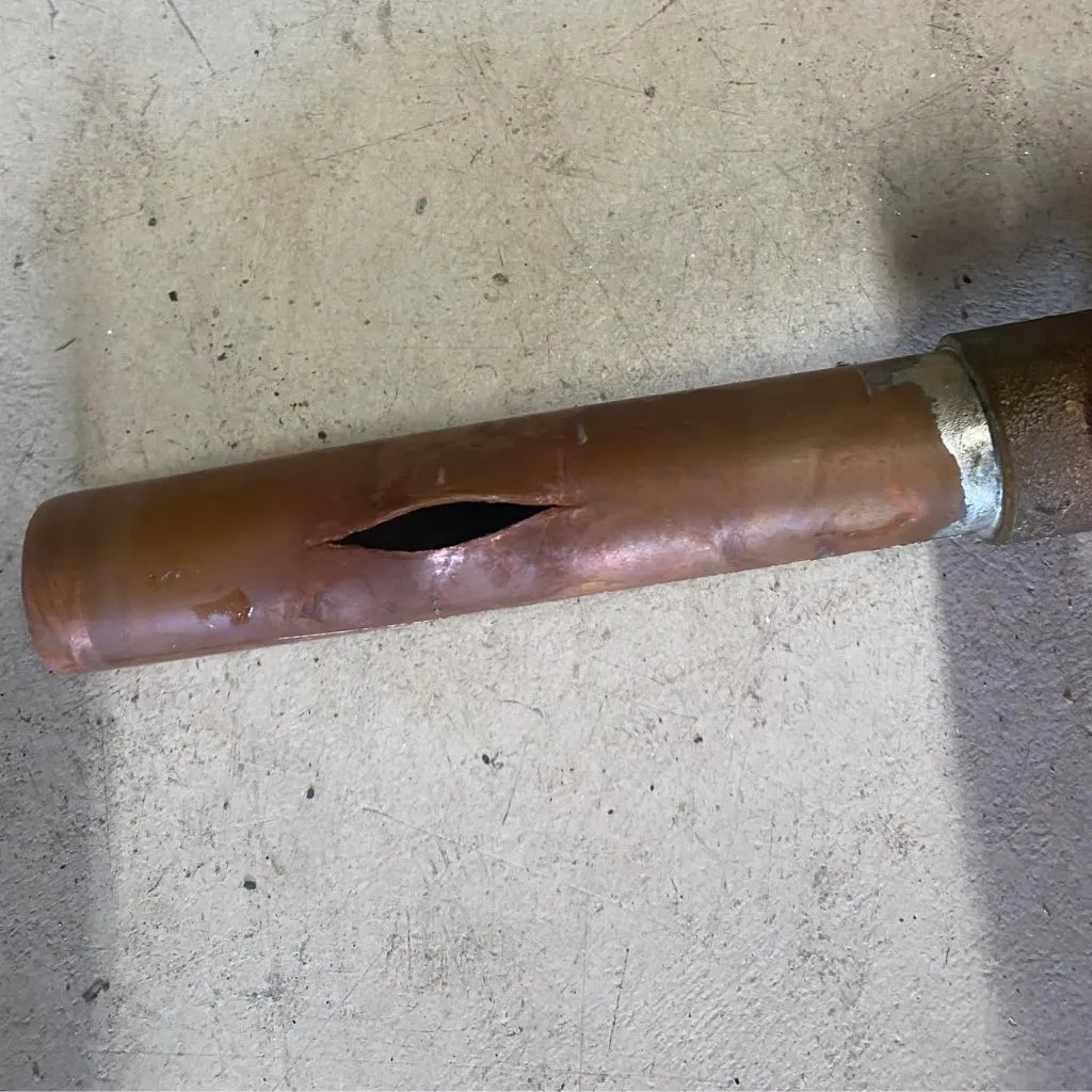 burst pipe repair-Elmendorf afb, AK